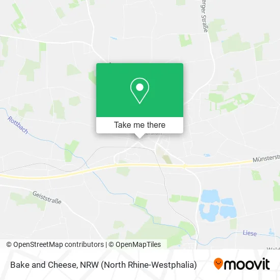 Карта Bake and Cheese