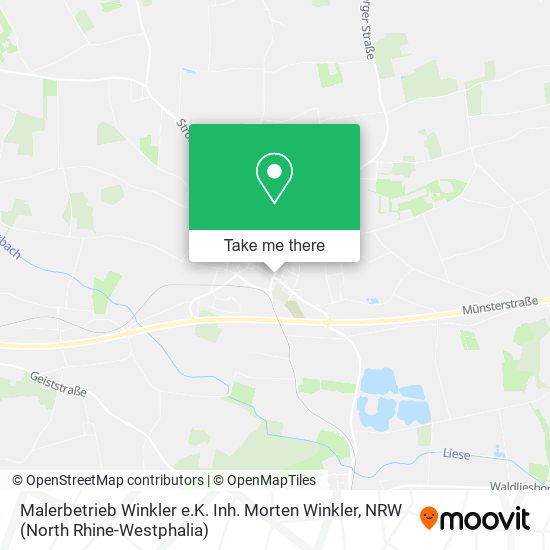 Malerbetrieb Winkler e.K. Inh. Morten Winkler map
