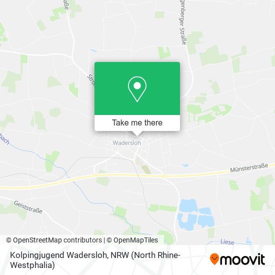 Kolpingjugend Wadersloh map
