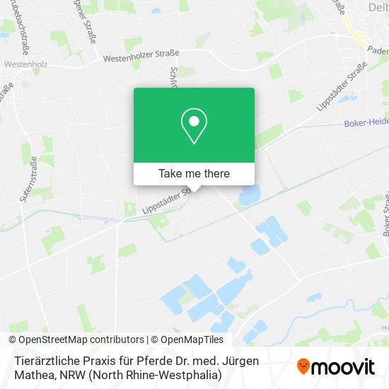 Tierärztliche Praxis für Pferde Dr. med. Jürgen Mathea map