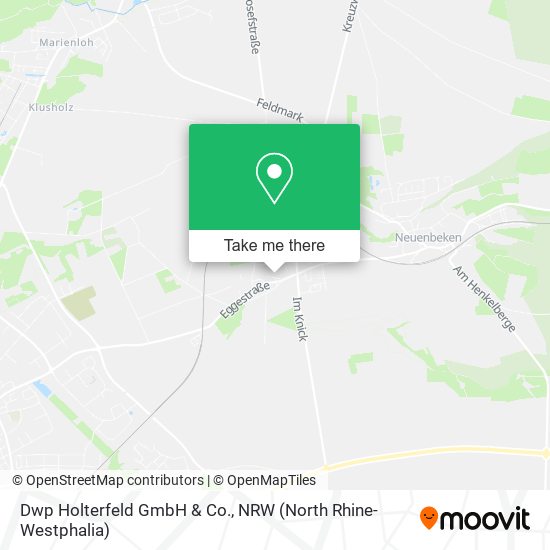 Dwp Holterfeld GmbH & Co. map