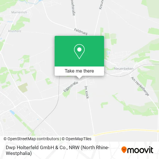 Карта Dwp Holterfeld GmbH & Co.