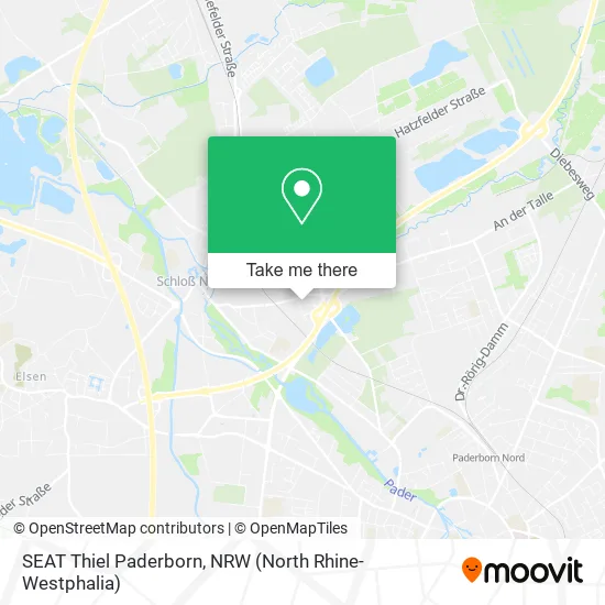 SEAT Thiel Paderborn map