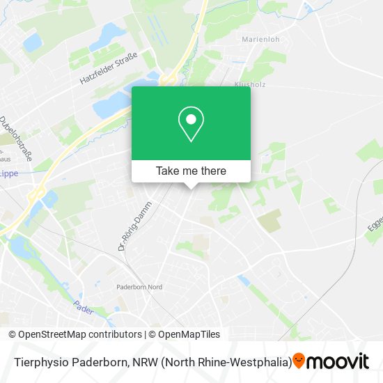 Tierphysio Paderborn map