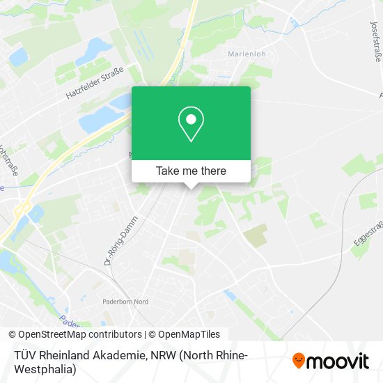 TÜV Rheinland Akademie map