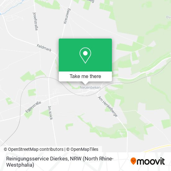Reinigungsservice Dierkes map