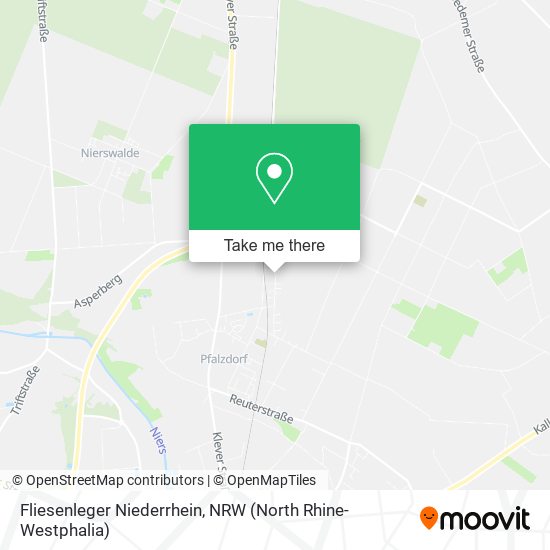 Fliesenleger Niederrhein map
