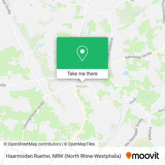 Haarmoden Ruetter map