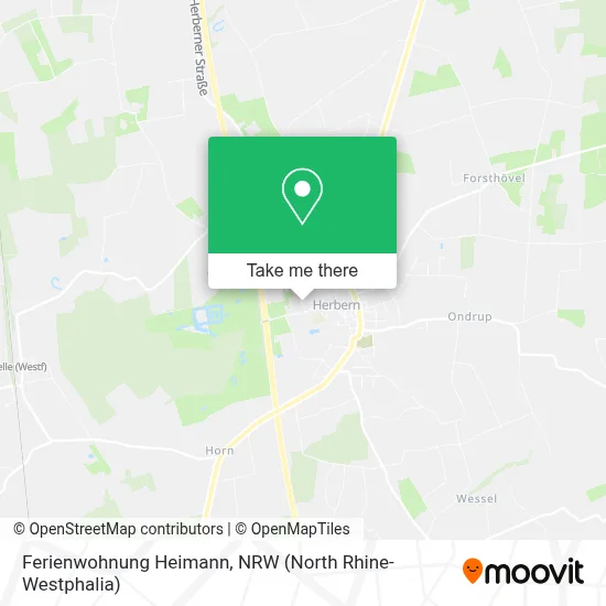 Ferienwohnung Heimann map