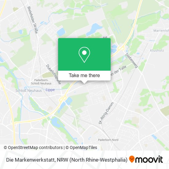 Карта Die Markenwerkstatt