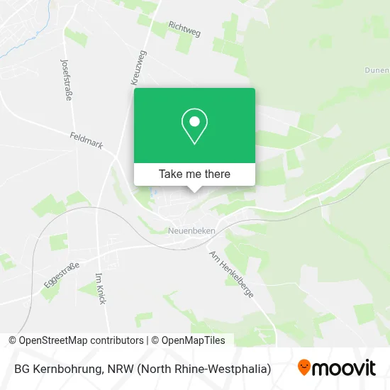 BG Kernbohrung map