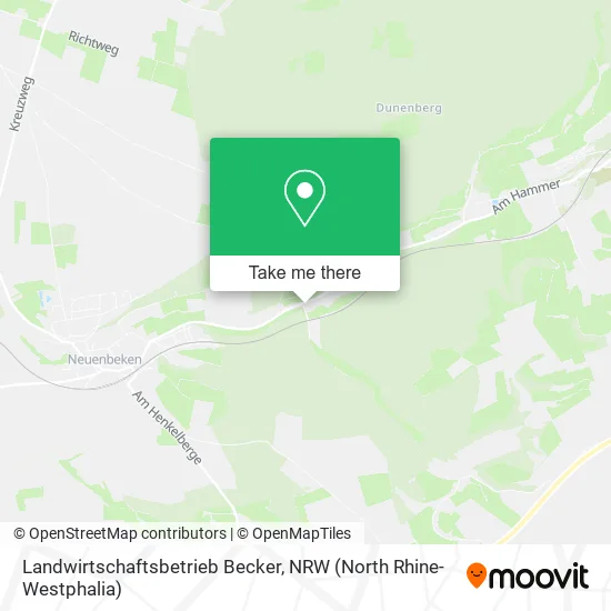Карта Landwirtschaftsbetrieb Becker