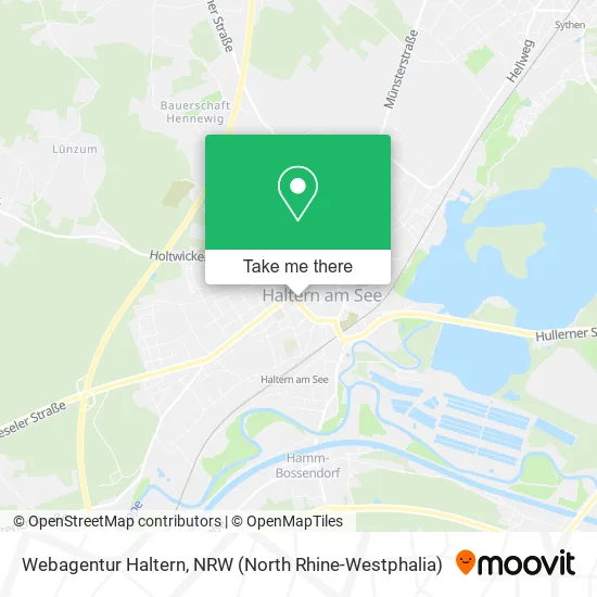 Карта Webagentur Haltern