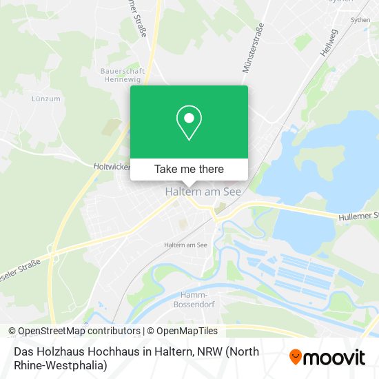 Das Holzhaus Hochhaus in Haltern map