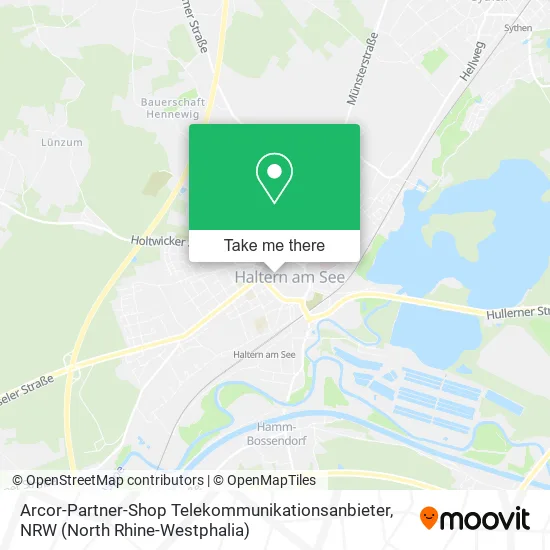 Карта Arcor-Partner-Shop Telekommunikationsanbieter