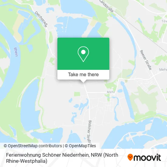 Карта Ferienwohnung Schöner Niederrhein