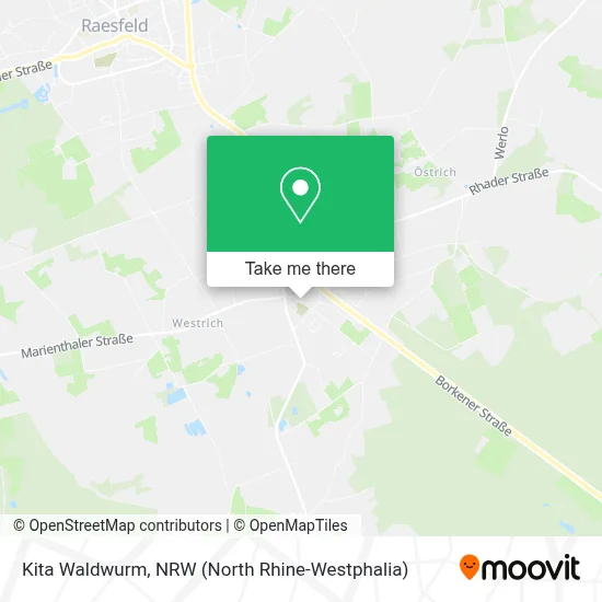 Kita Waldwurm map