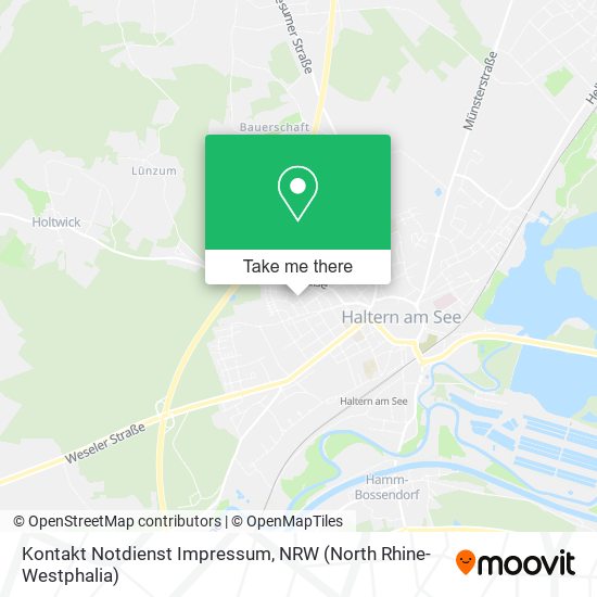 Kontakt Notdienst Impressum map