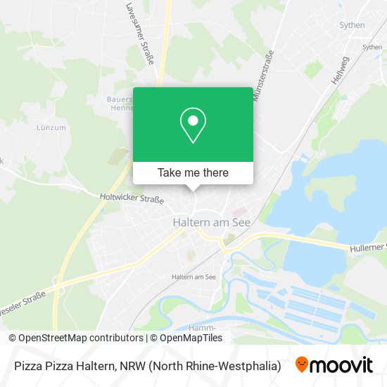 Pizza Pizza Haltern map