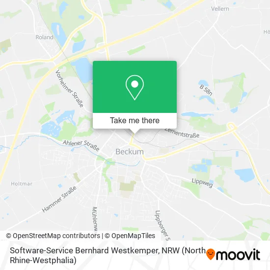 Карта Software-Service Bernhard Westkemper