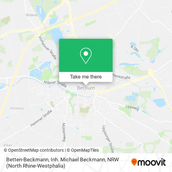 Карта Betten-Beckmann, Inh. Michael Beckmann