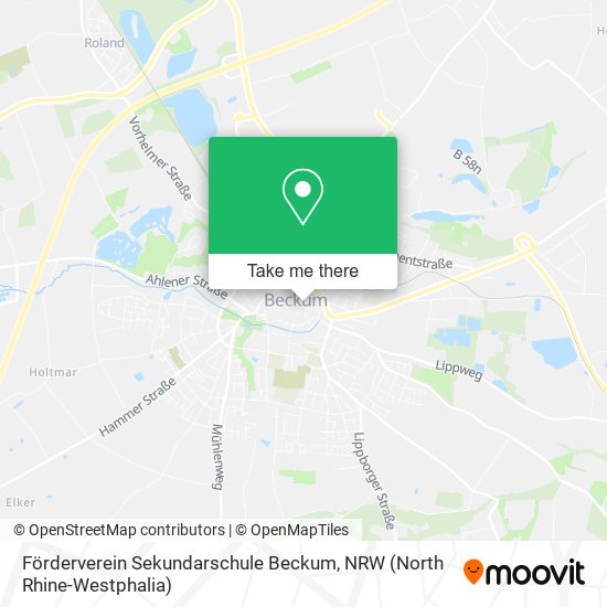 Förderverein Sekundarschule Beckum map