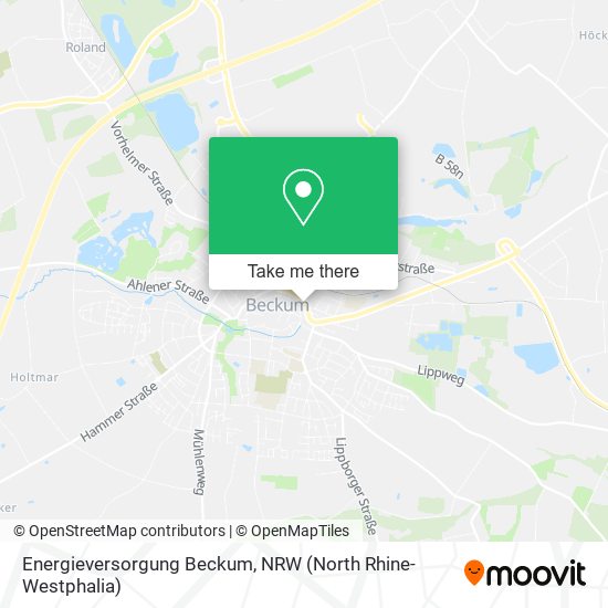 Energieversorgung Beckum map