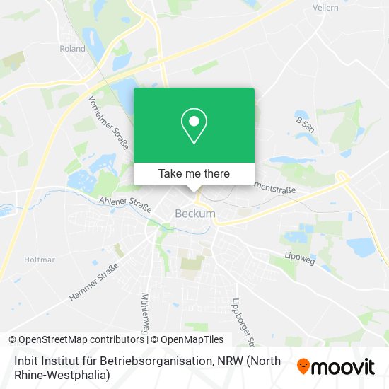 Inbit Institut für Betriebsorganisation map