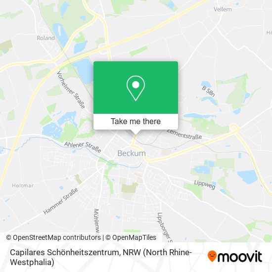 Capilares Schönheitszentrum map