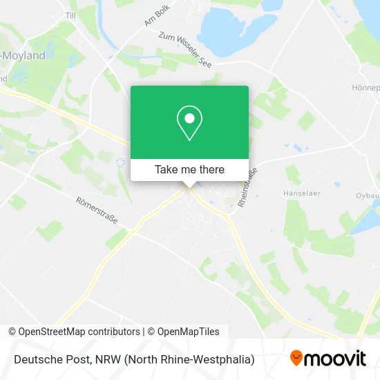 Карта Deutsche Post