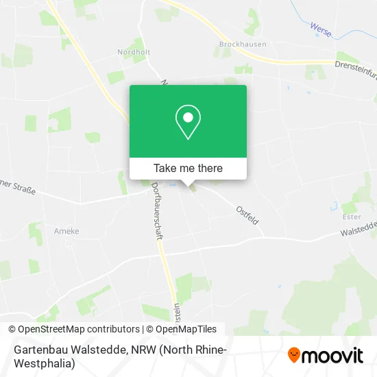 Карта Gartenbau Walstedde