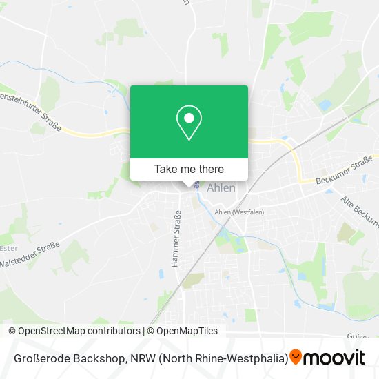 Großerode Backshop map