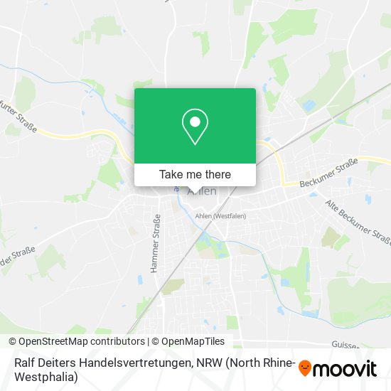 Ralf Deiters Handelsvertretungen map
