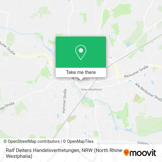 Ralf Deiters Handelsvertretungen map