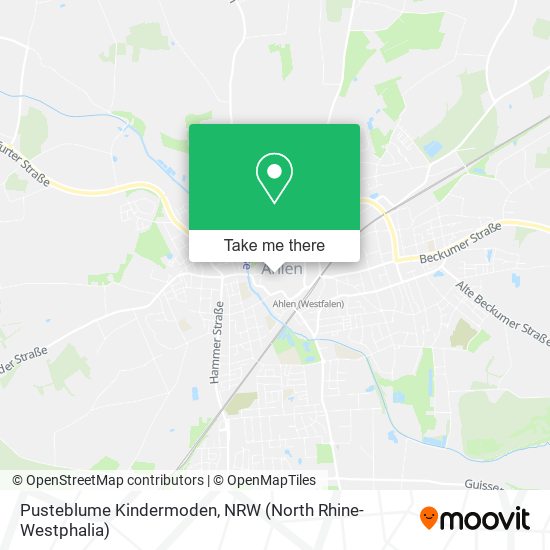 Pusteblume Kindermoden map