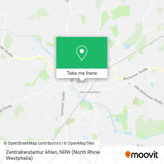 Карта Zentralrendantur Ahlen
