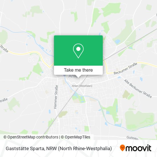 Gaststätte Sparta map