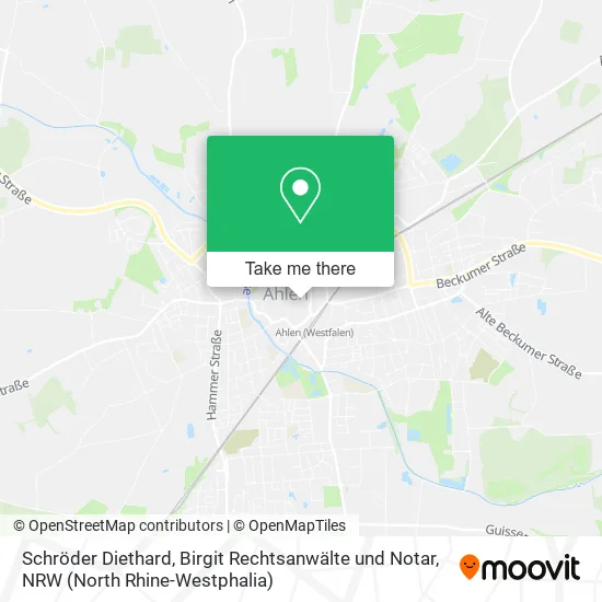 Карта Schröder Diethard, Birgit Rechtsanwälte und Notar