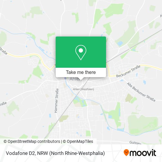 Vodafone D2 map