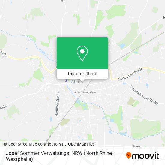 Josef Sommer Verwaltungs map