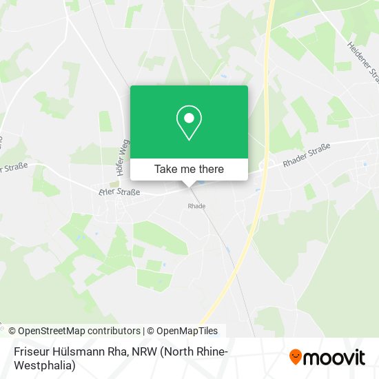 Friseur Hülsmann Rha map