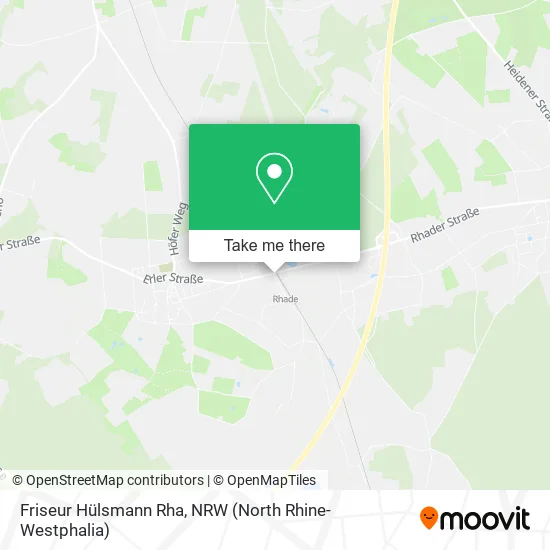 Карта Friseur Hülsmann Rha