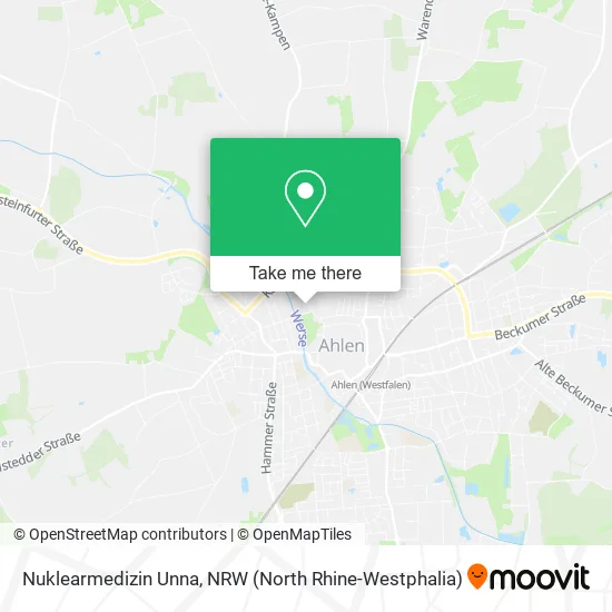 Карта Nuklearmedizin Unna
