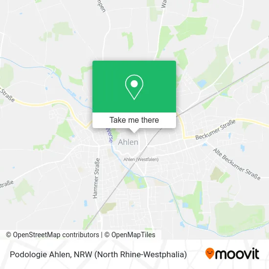 Podologie Ahlen map