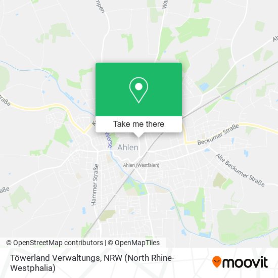 Töwerland Verwaltungs map