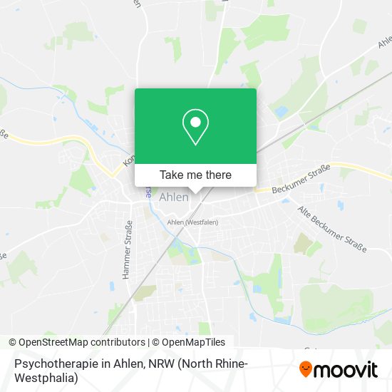 Psychotherapie in Ahlen map