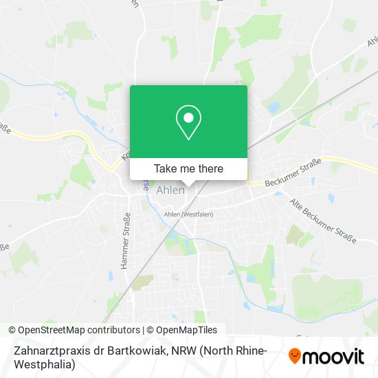 Zahnarztpraxis dr Bartkowiak map