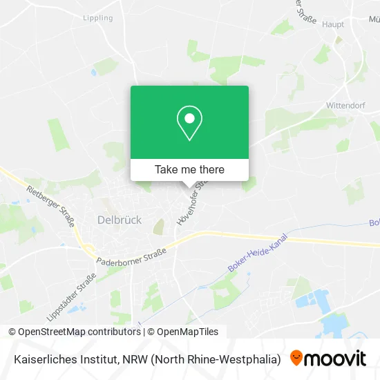 Карта Kaiserliches Institut