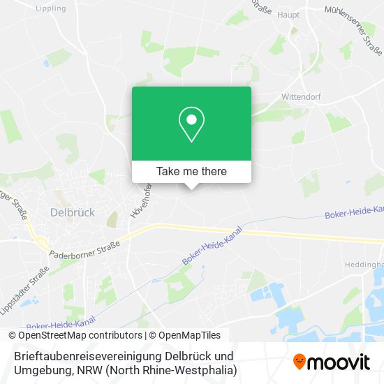 Brieftaubenreisevereinigung Delbrück und Umgebung map