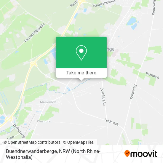 Карта Buendnerwanderberge